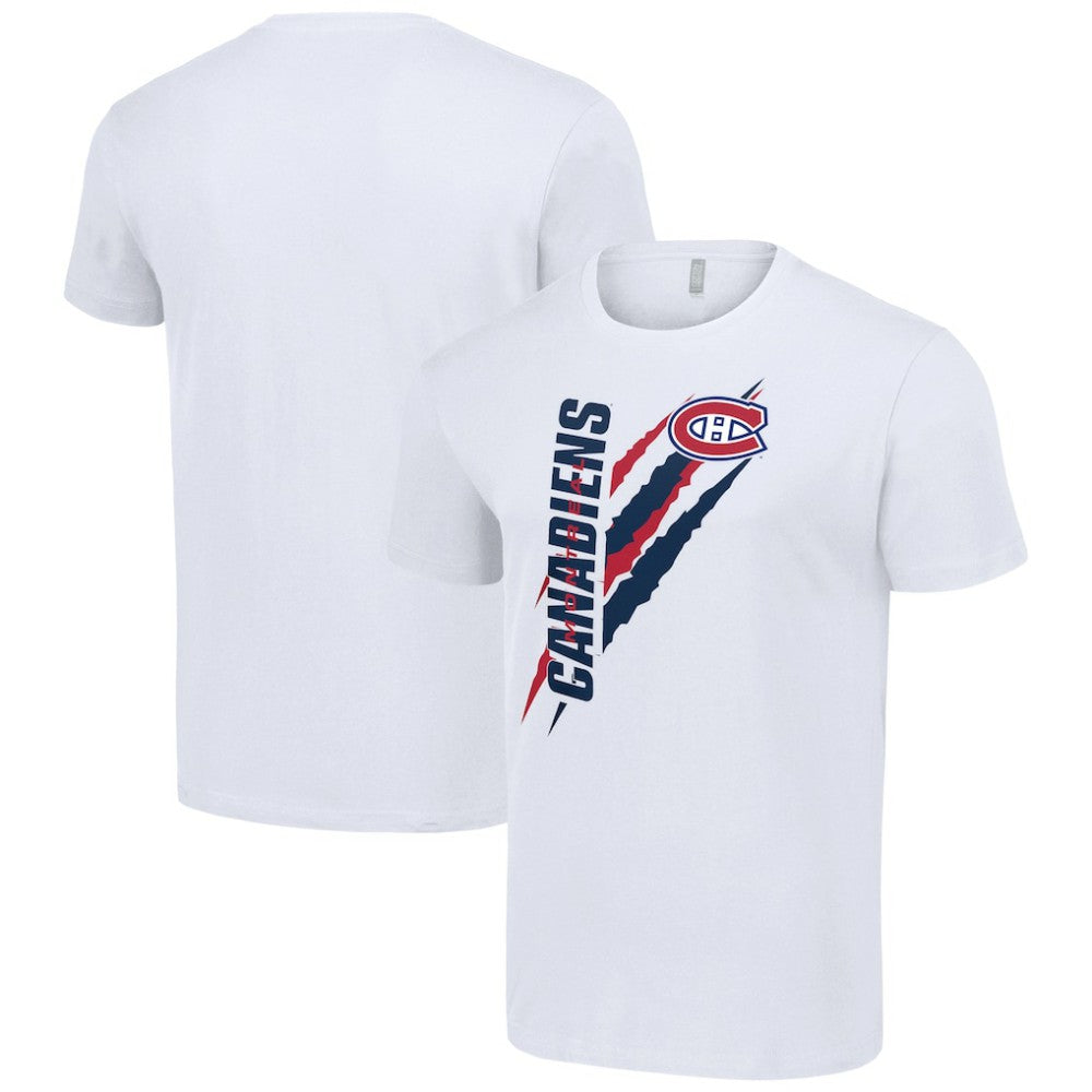 NHL White Montreal Canadiens Starter Color Scratch T-Shirt