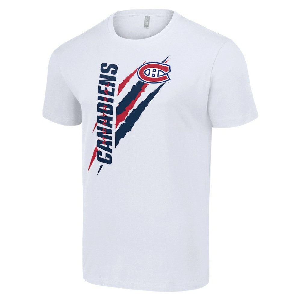 NHL White Montreal Canadiens Starter Color Scratch T-Shirt