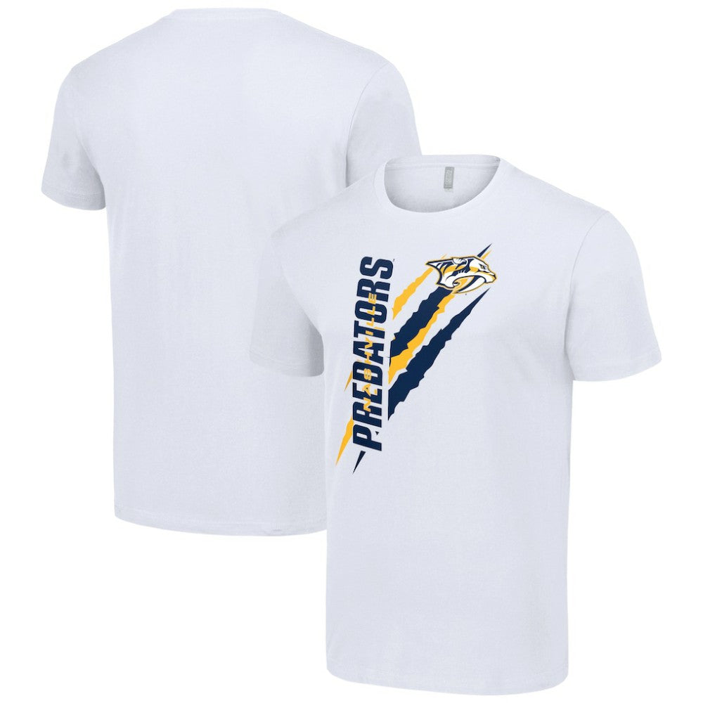 NHL White Nashville Predators Starter Color Scratch T-Shirt