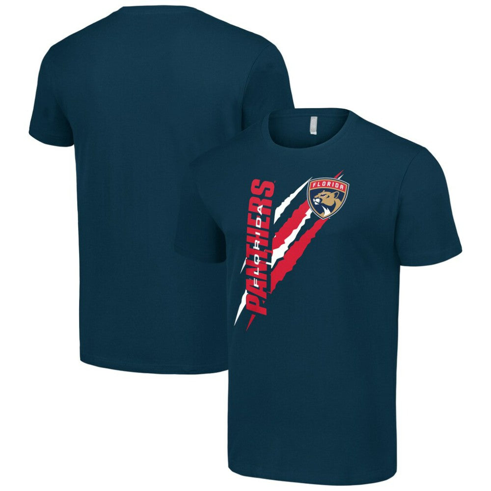 NHL Navy Florida Panthers Starter Color Scratch T-Shirt