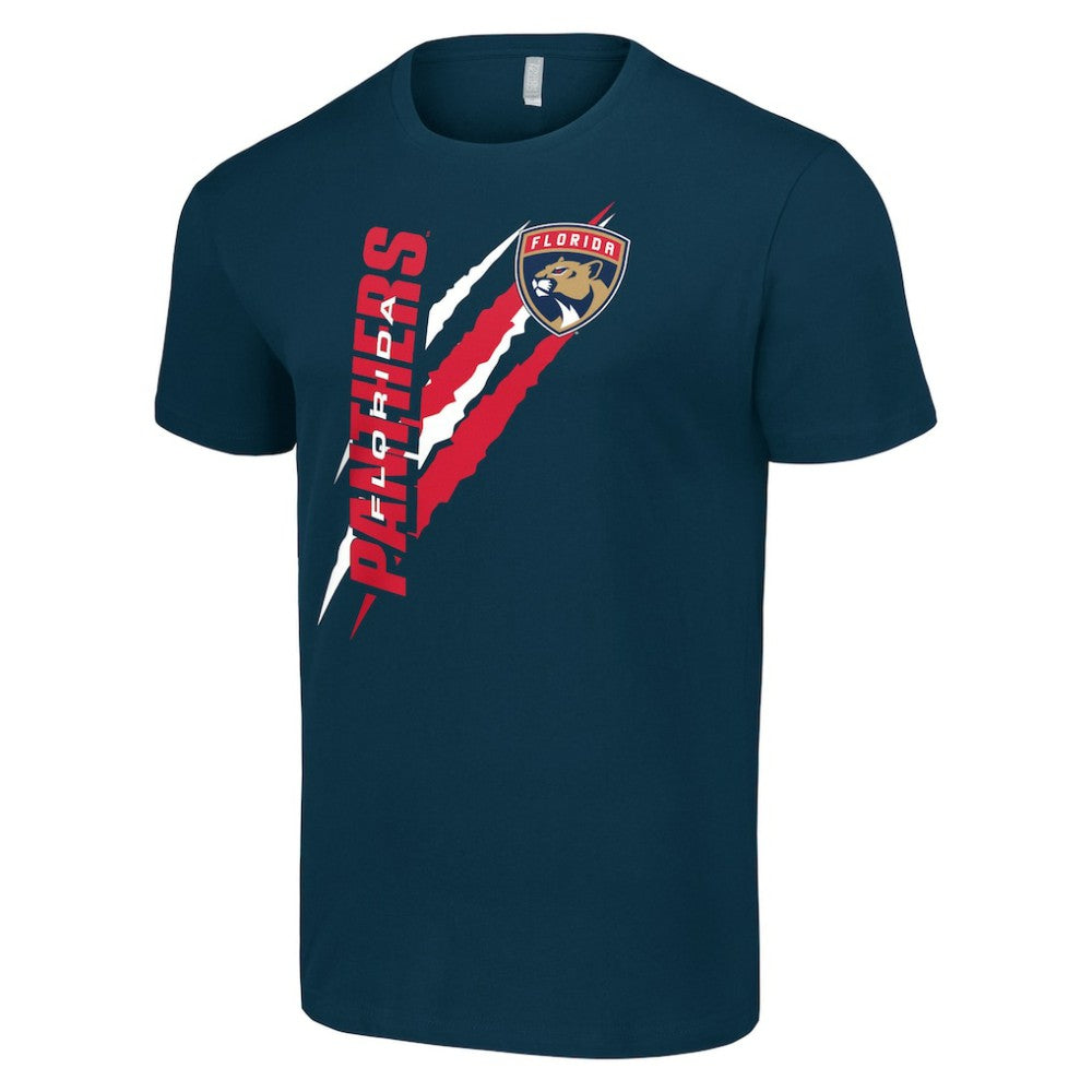 NHL Navy Florida Panthers Starter Color Scratch T-Shirt