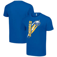 NHL Royal Buffalo Sabres Starter Color Scratch T-Shirt