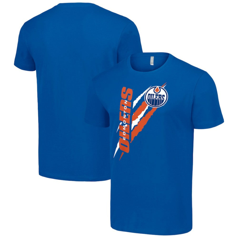 NHL Royal Edmonton Oilers Starter Color Scratch T-Shirt