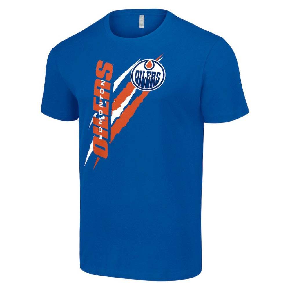 NHL Royal Edmonton Oilers Starter Color Scratch T-Shirt