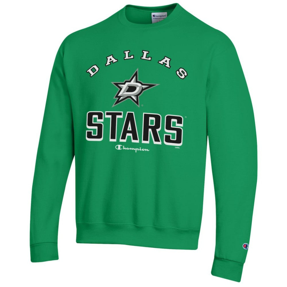 NHL Kelly Green Dallas Stars Champion Eco Powerblend Crewneck Sweatshirt