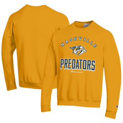 NHL Gold Nashville Predators Champion Eco Powerblend Crewneck Sweatshirt