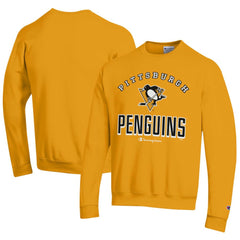 NHL Gold Pittsburgh Penguins Champion Eco Powerblend Crewneck Sweatshirt