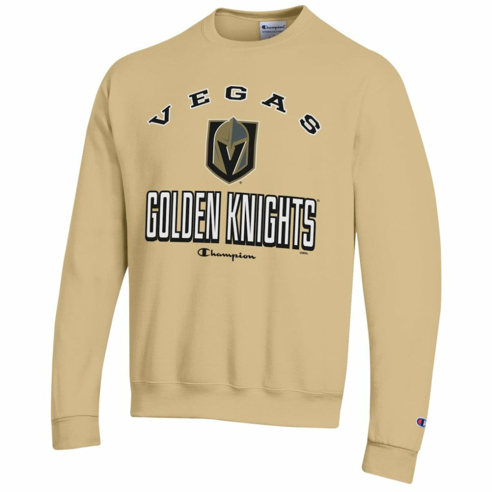 NHL Yellow Vegas Golden Knights Champion Eco Powerblend Crewneck Sweatshirt