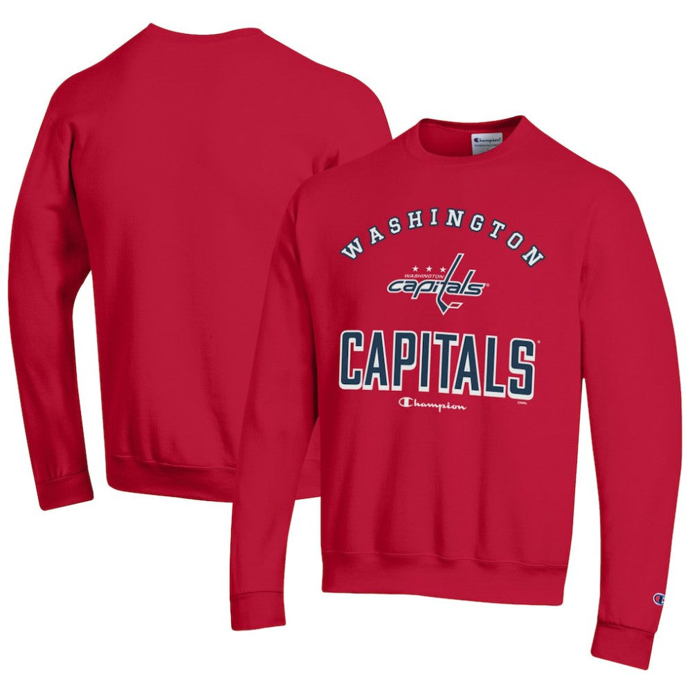 NHL Red Washington Capitals Champion Eco Powerblend Crewneck Sweatshirt