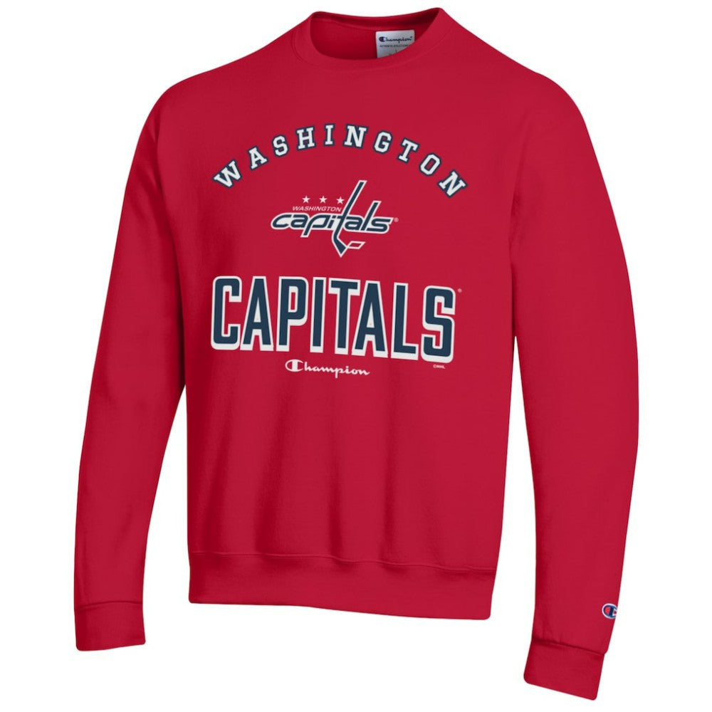 NHL Red Washington Capitals Champion Eco Powerblend Crewneck Sweatshirt