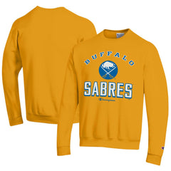 NHL Gold Buffalo Sabres Champion Eco Powerblend Crewneck Sweatshirt