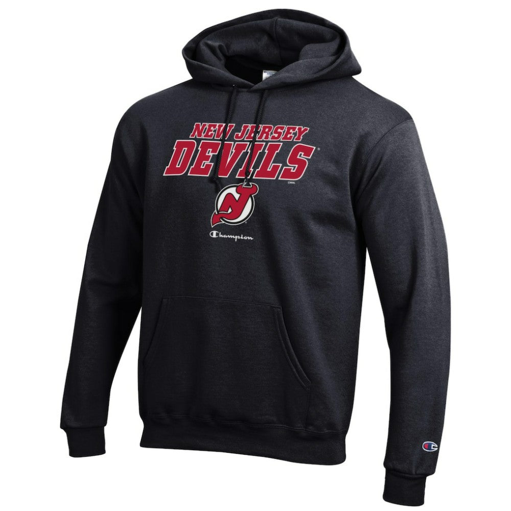 NHL Black New Jersey Devils Champion Eco Powerblend Pullover Hoodie