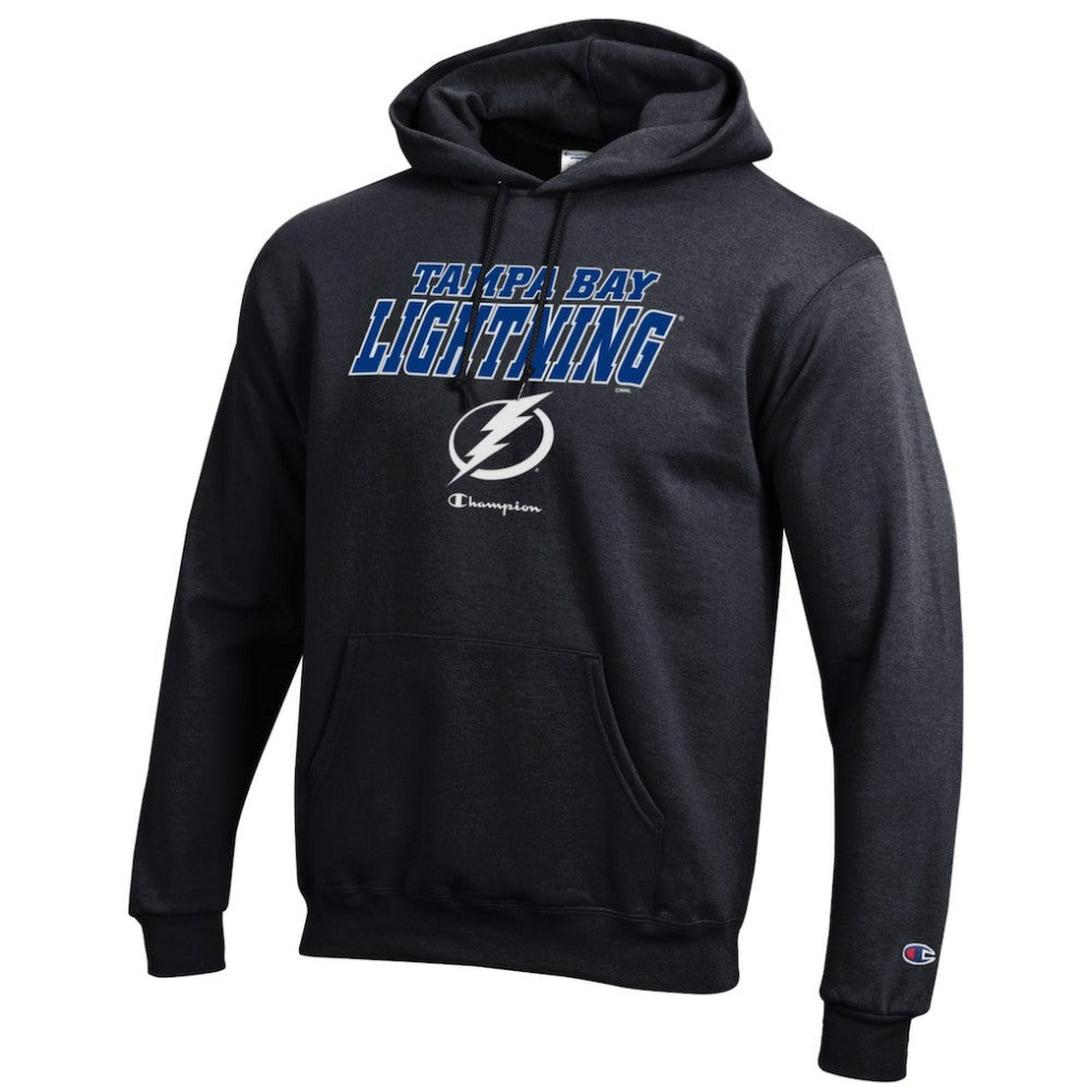 NHL Black Tampa Bay Lightning Champion Eco Powerblend Pullover Hoodie