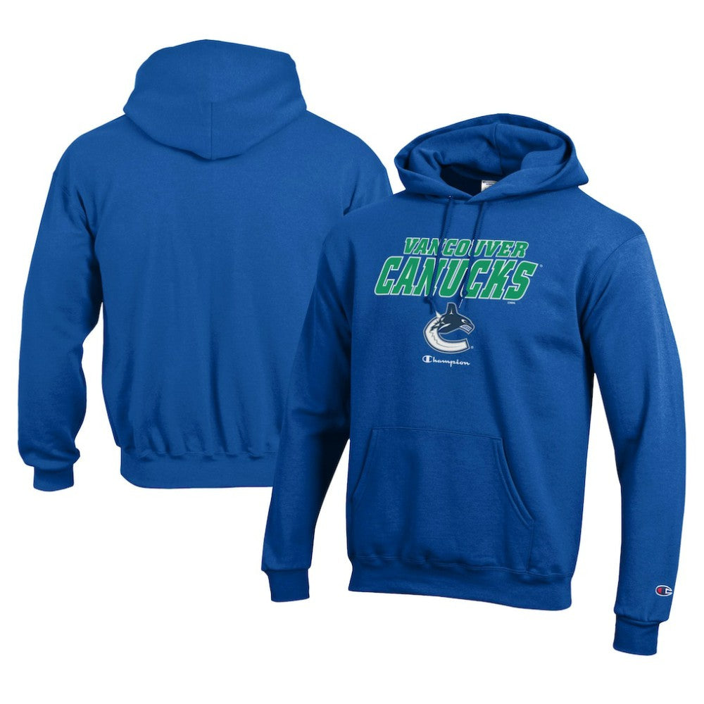 NHL Royal Vancouver Canucks Champion Eco Powerblend Pullover Hoodie