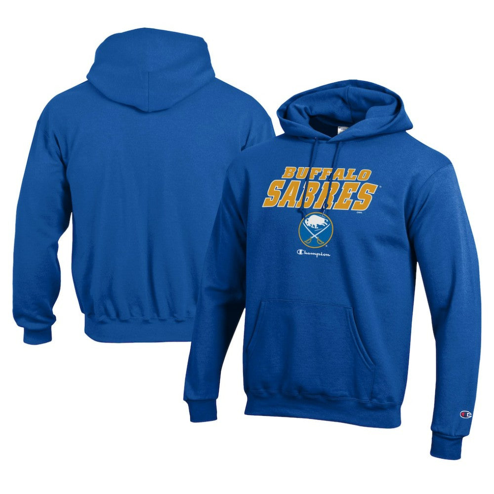 NHL Royal Buffalo Sabres Champion Eco Powerblend Pullover Hoodie