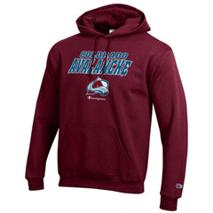 NHL Burgundy Colorado Avalanche Champion Eco Powerblend Pullover Hoodie