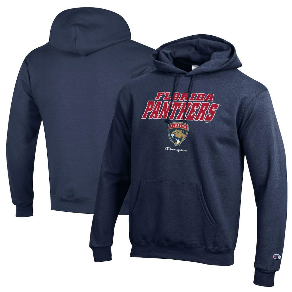 NHL Navy Florida Panthers Champion Eco Powerblend Pullover Hoodie