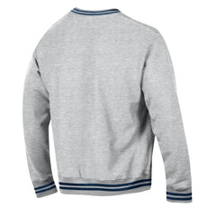 NHL Heather Gray New York Islanders Champion Reverse Weave Yarn Dye Pullover Sweatshirt
