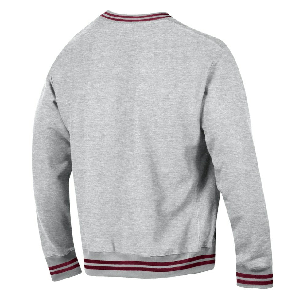 NHL Heather Gray Colorado Avalanche Champion Reverse Weave Yarn Dye Pullover Sweatshirt