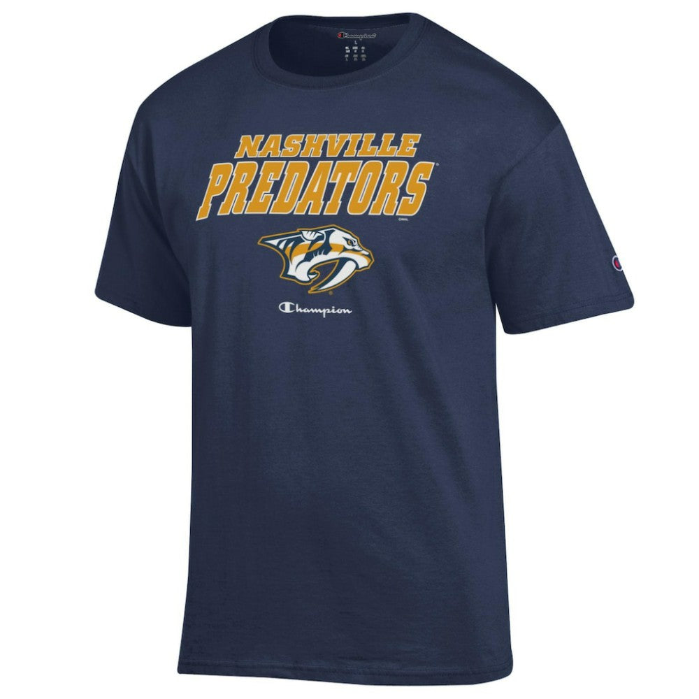 NHL Navy Nashville Predators Champion Jersey T-Shirt
