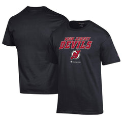NHL Black New Jersey Devils Champion Jersey T-Shirt