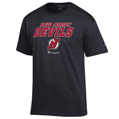NHL Black New Jersey Devils Champion Jersey T-Shirt