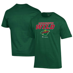 NHL Hunter Green Minnesota Wild Champion Jersey T-Shirt