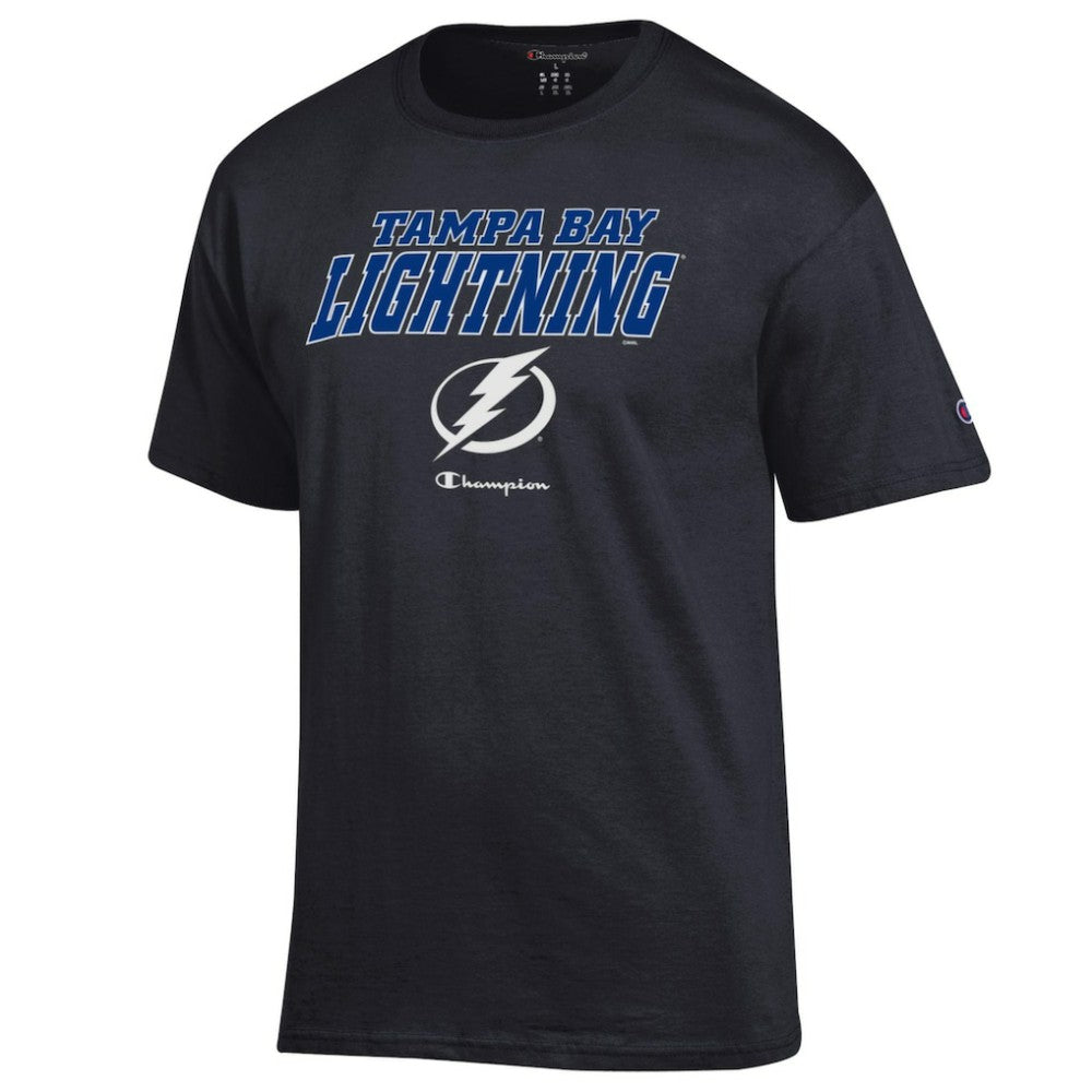 NHL Black Tampa Bay Lightning Champion Jersey T-Shirt