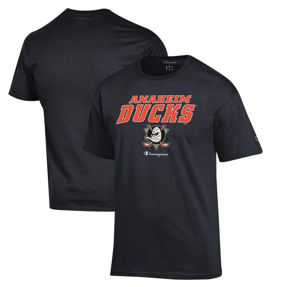 NHL Black Anaheim Ducks Champion Jersey T-Shirt