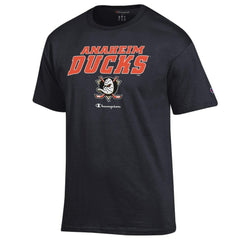 NHL Black Anaheim Ducks Champion Jersey T-Shirt