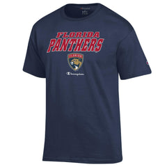 NHL Navy Florida Panthers Champion Jersey T-Shirt