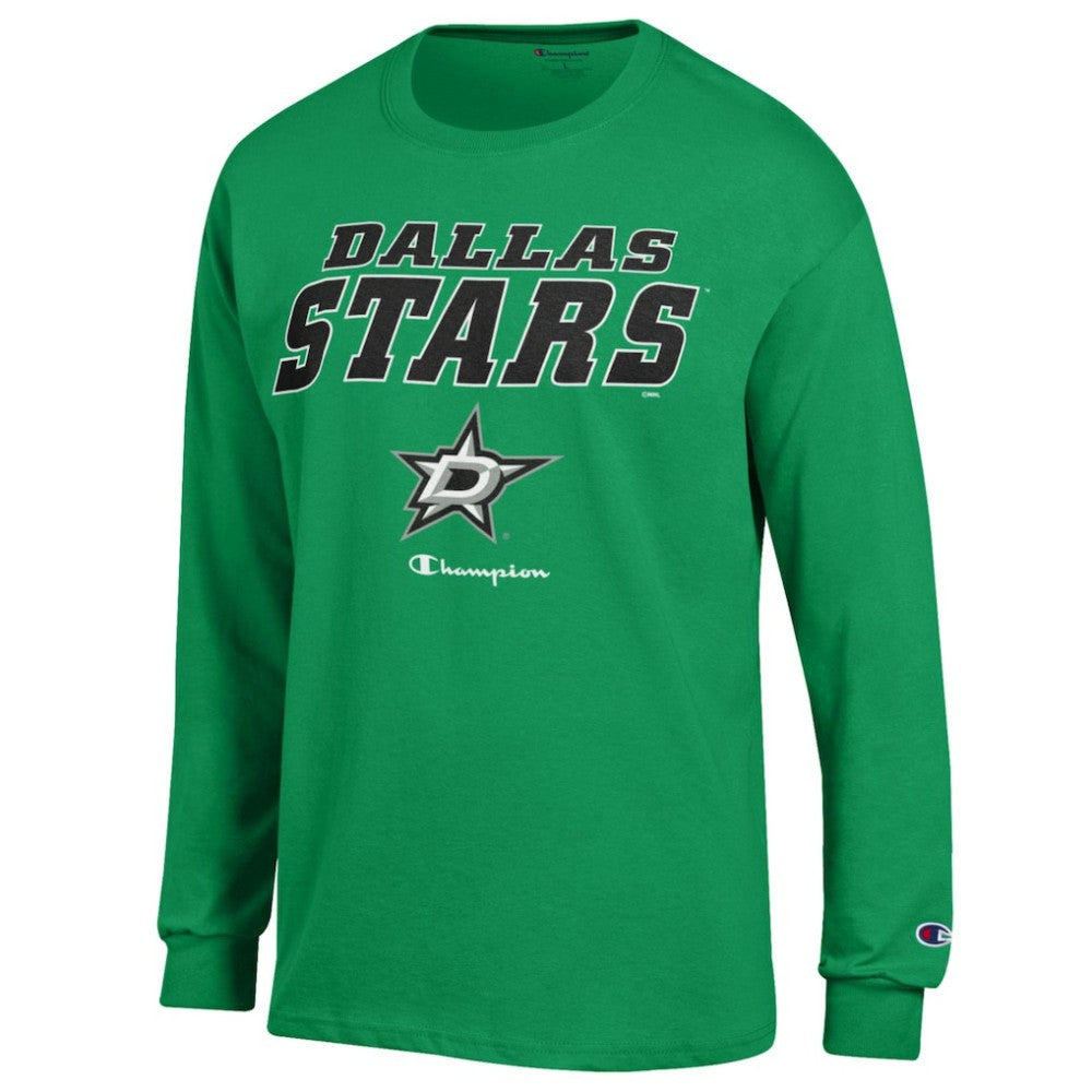 NHL Kelly Green Dallas Stars Champion Long-Sleeve Jersey T-Shirt