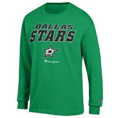 NHL Kelly Green Dallas Stars Champion Long-Sleeve Jersey T-Shirt