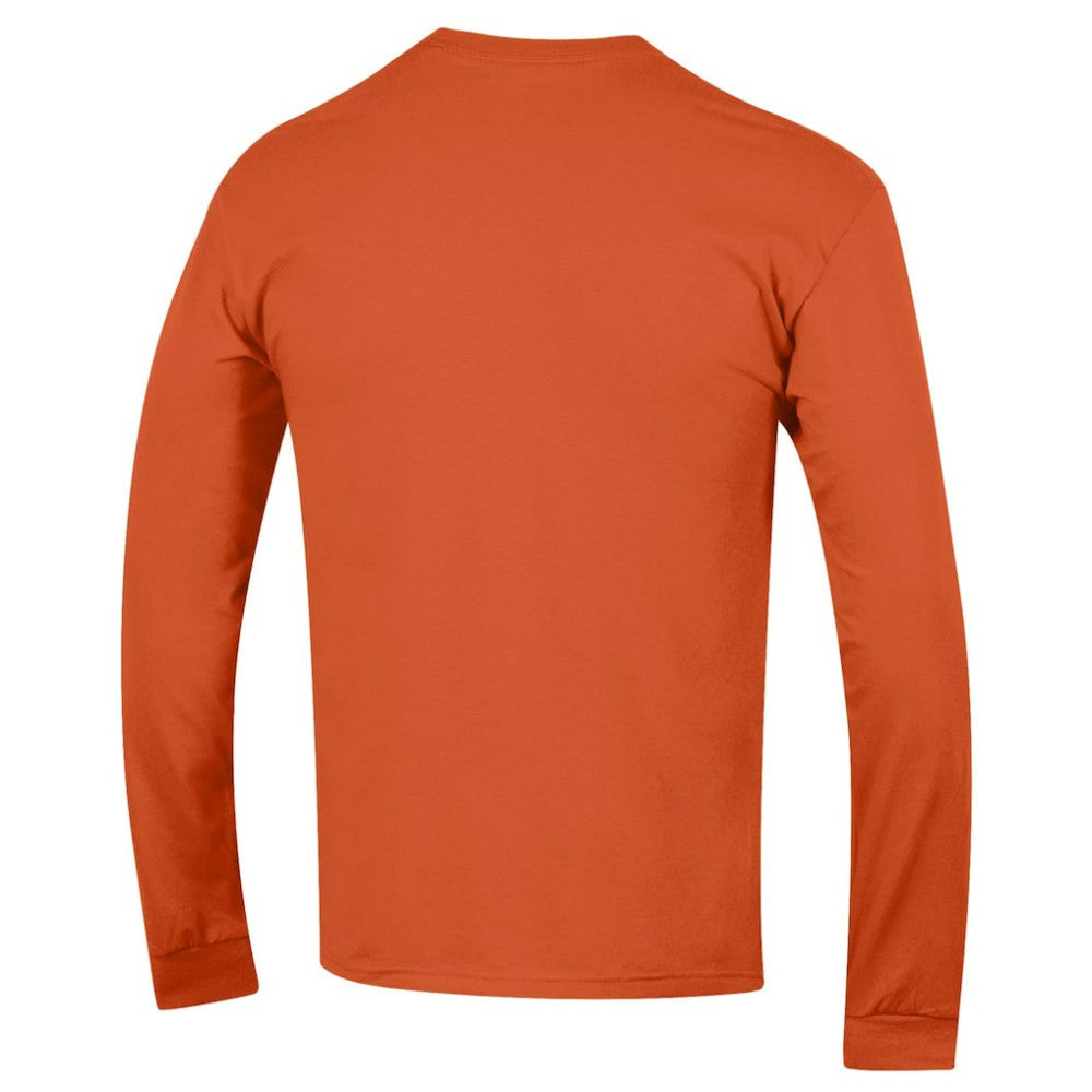 NHL Orange Edmonton Oilers Champion Long-Sleeve Jersey T-Shirt