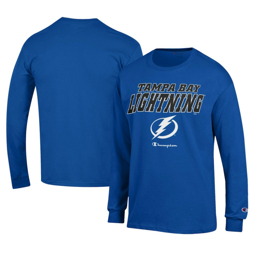 NHL Royal Tampa Bay Lightning Champion Long-Sleeve Jersey T-Shirt