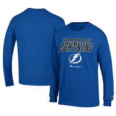 NHL Royal Tampa Bay Lightning Champion Long-Sleeve Jersey T-Shirt