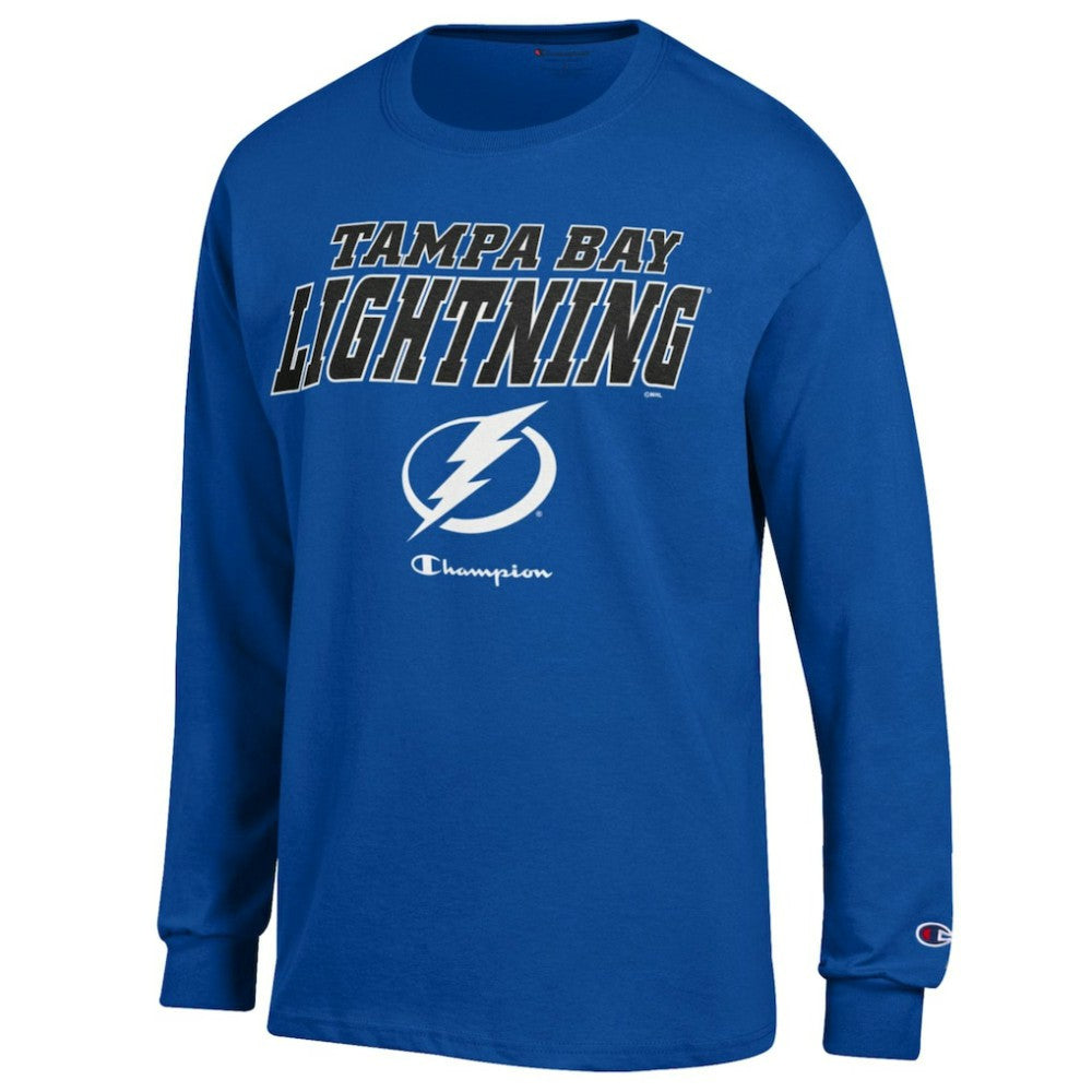 NHL Royal Tampa Bay Lightning Champion Long-Sleeve Jersey T-Shirt