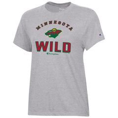NHL Heather Gray Minnesota Wild Champion Women's Core T-Shirt