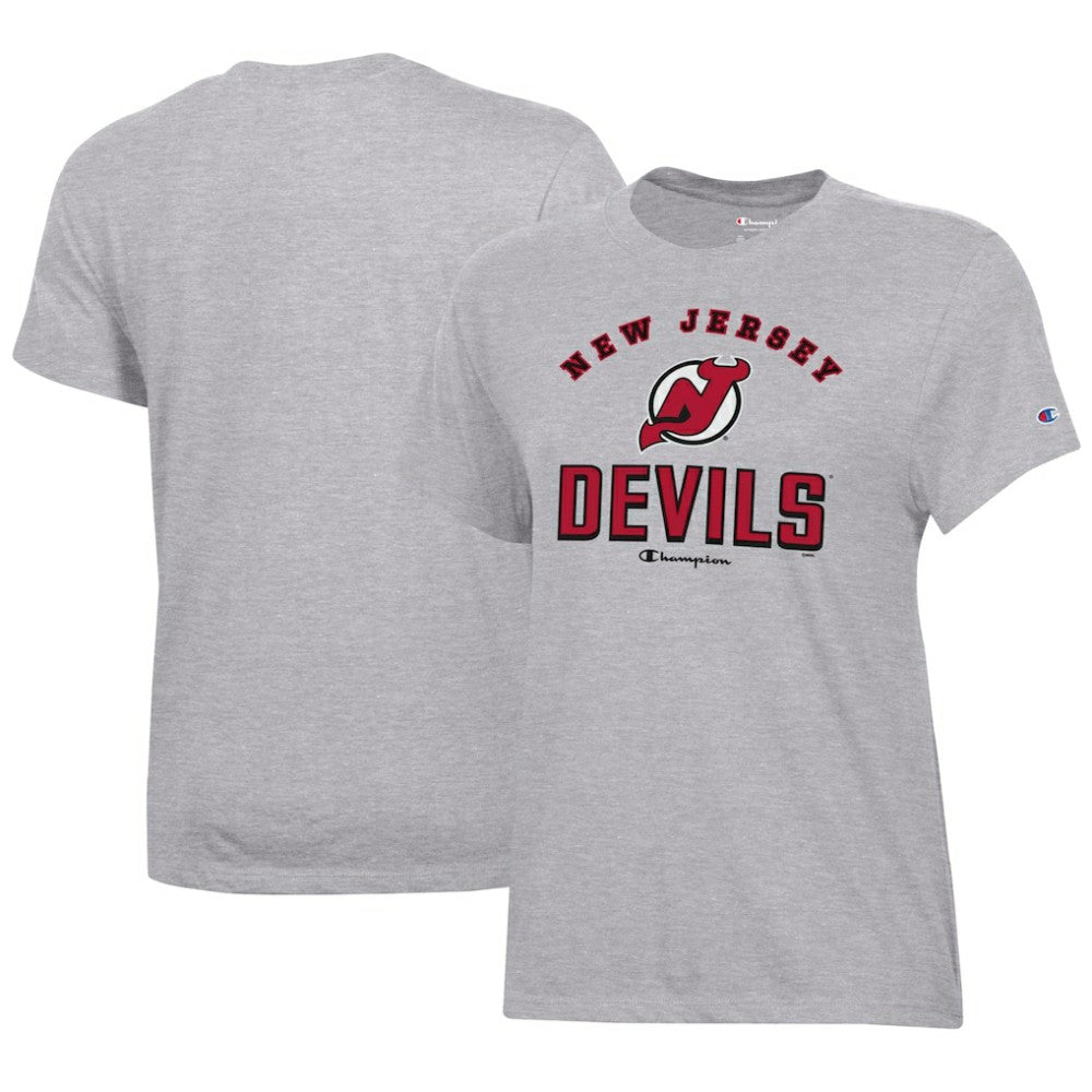 NHL Heather Gray New Jersey Devils Champion Women's Core T-Shirt
