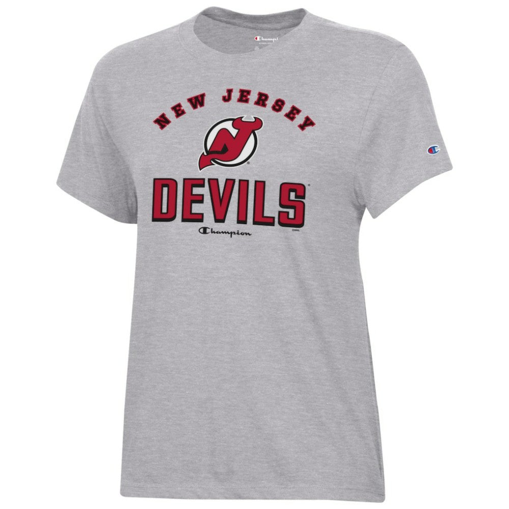 NHL Heather Gray New Jersey Devils Champion Women's Core T-Shirt