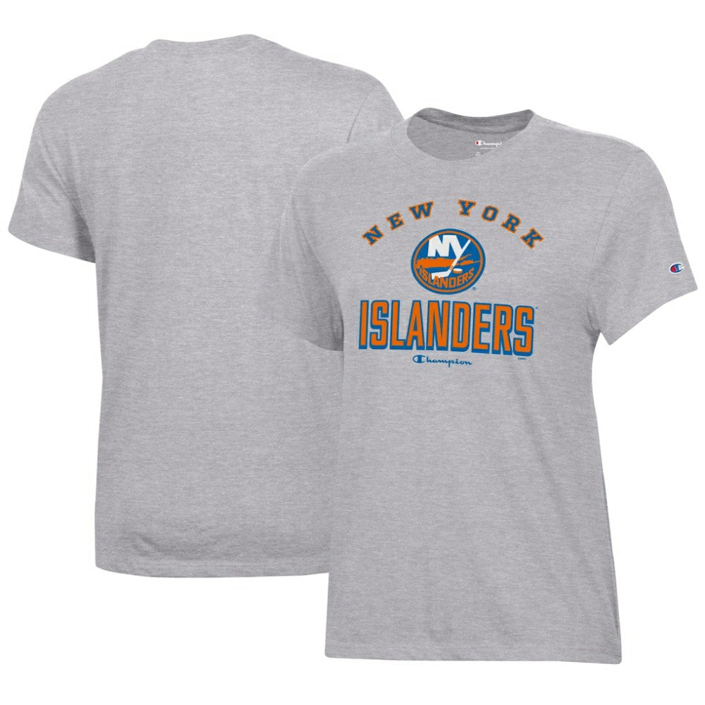 NHL Heather Gray New York Islanders Champion Women's Core T-Shirt