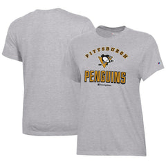 NHL Heather Gray Pittsburgh Penguins Champion Women's Core T-Shirt