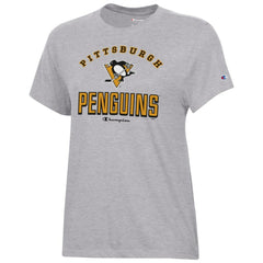 NHL Heather Gray Pittsburgh Penguins Champion Women's Core T-Shirt