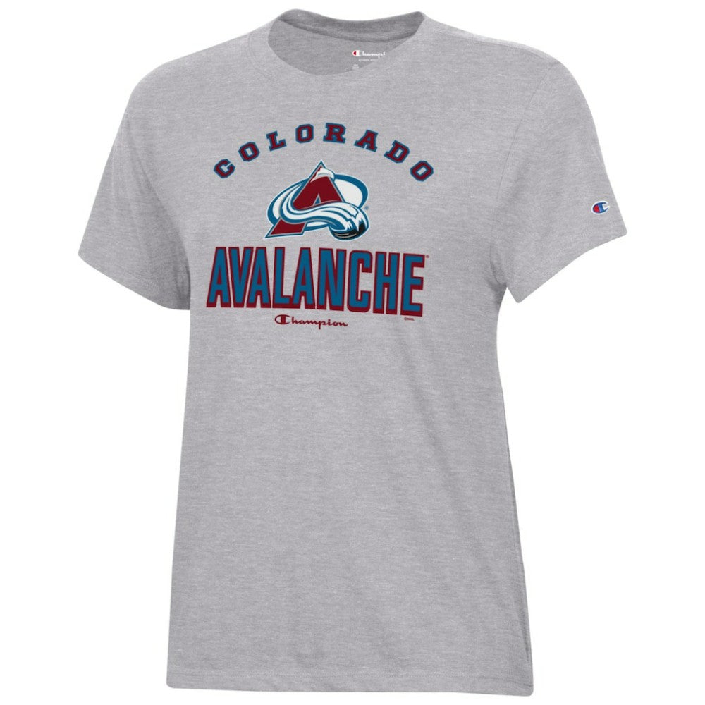 NHL Heather Gray Colorado Avalanche Champion Women's Core T-Shirt