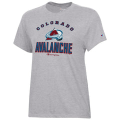 NHL Heather Gray Colorado Avalanche Champion Women's Core T-Shirt