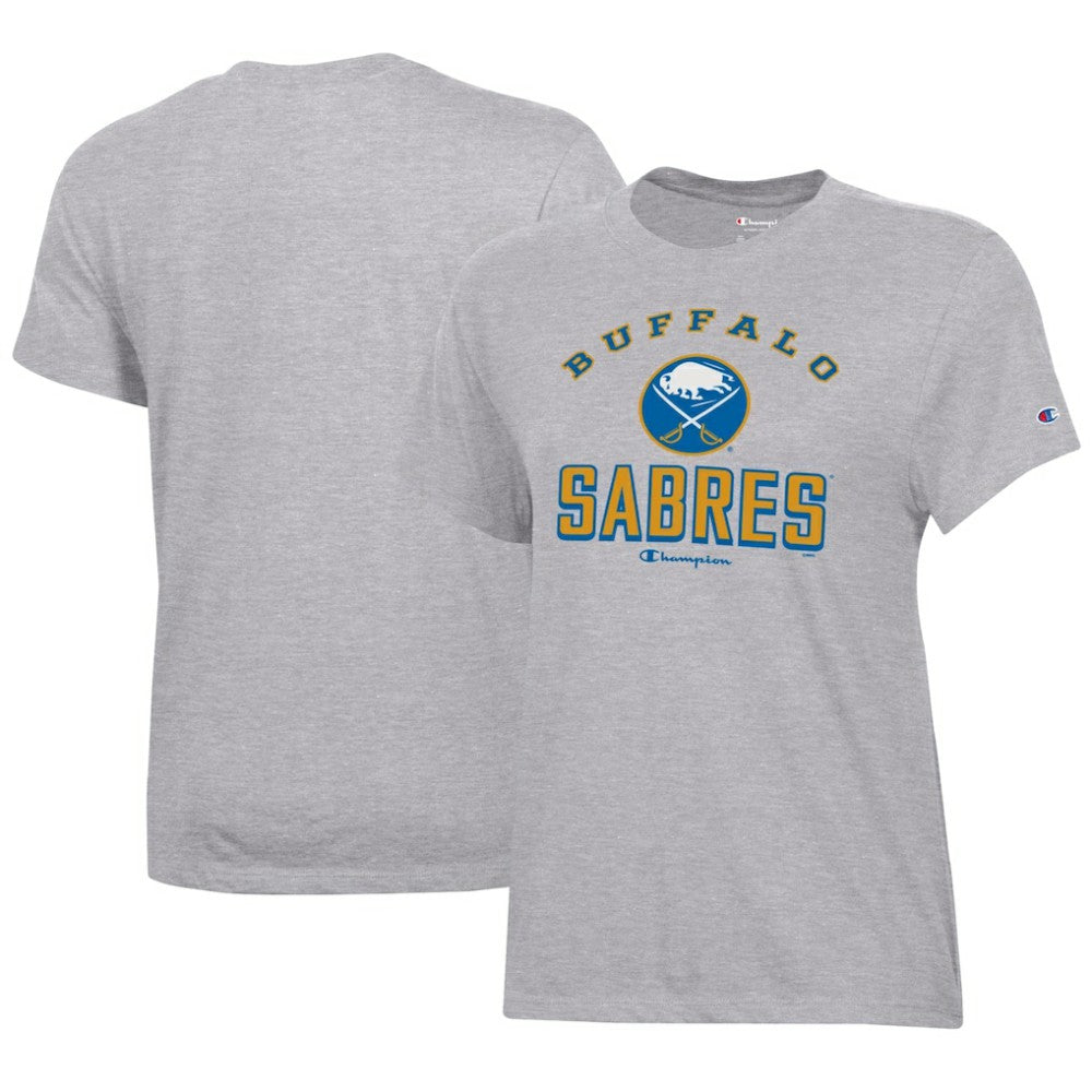 NHL Heather Gray Buffalo Sabres Champion Women's Core T-Shirt