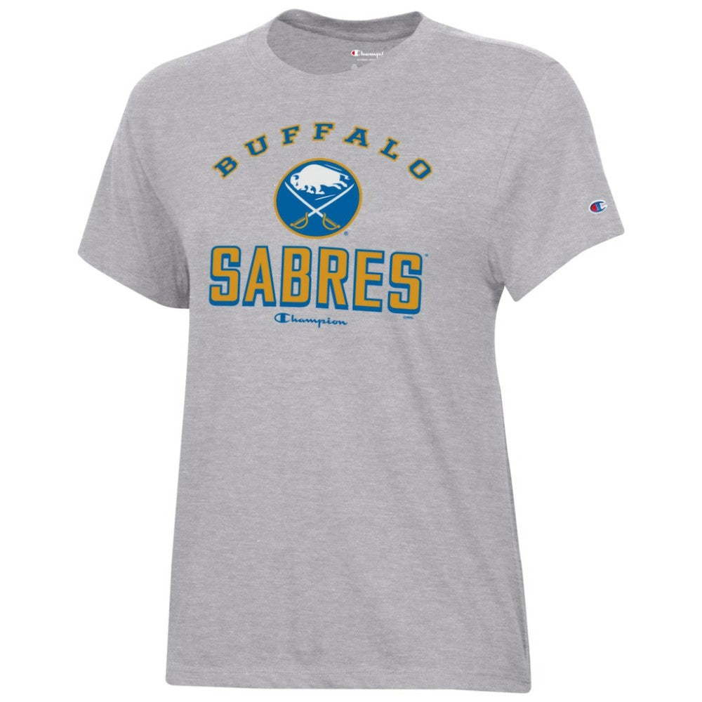 NHL Heather Gray Buffalo Sabres Champion Women's Core T-Shirt