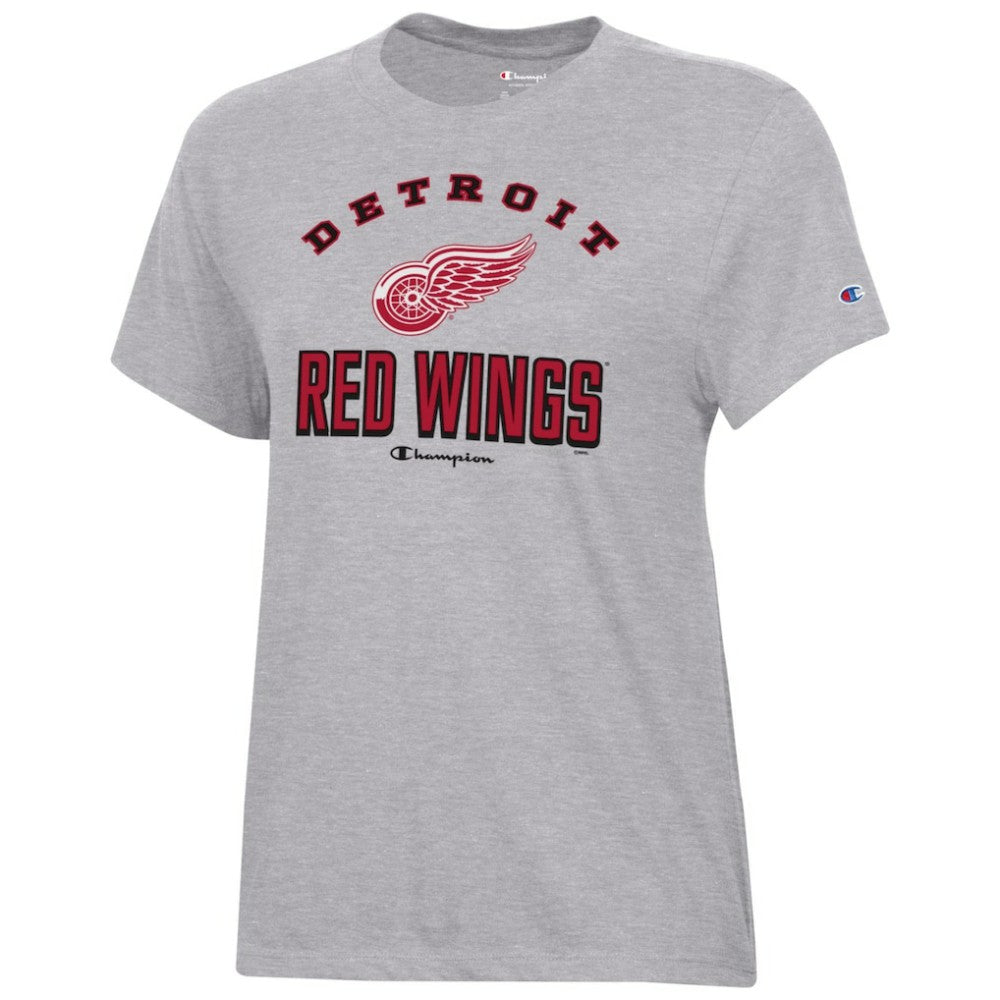 NHL Heather Gray Detroit Red Wings Champion Women's Core T-Shirt