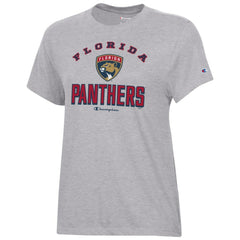 NHL Heather Gray Florida Panthers Champion Women's Core T-Shirt