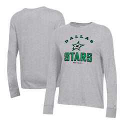 NHL Heather Gray Dallas Stars Champion Women's Core Long Sleeve T-Shirt